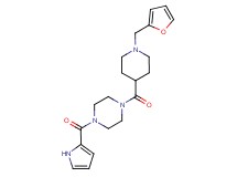 1-{[1-(2-furylmethyl)-4-piperidinyl]carbonyl}-4-(1H-pyrrol-2-ylcarbonyl)piperazine