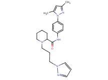 N-[4-(3,5-dimethyl-1H-pyrazol-1-yl)phenyl]-1-[3-(1H-pyrazol-1-yl)propyl]-2-piperidinecarboxamide
