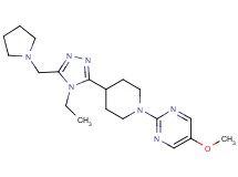 2-{4-[4-ethyl-5-(pyrrolidin-1-ylmethyl)-4H-1,2,4-triazol-3-yl]piperidin-1-yl}-5-methoxypyrimidine