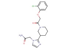 2-(2-{1-[(2-chlorophenoxy)acetyl]piperidin-3-yl}-1H-imidazol-1-yl)acetamide