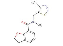 N-methyl-N-[(4-methyl-1,2,3-thiadiazol-5-yl)methyl]-2,3-dihydro-1-benzofuran-7-carboxamide