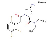 (2S,4S)-4-amino-N,N-diethyl-1-[(2,3,6-trifluorophenyl)acetyl]pyrrolidine-2-carboxamide