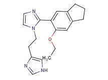 2-(6-ethoxy-2,3-dihydro-1H-inden-5-yl)-1-[2-(1H-imidazol-4-yl)ethyl]-1H-imidazole