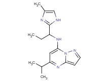 5-isopropyl-N-[1-(4-methyl-1H-imidazol-2-yl)propyl]pyrazolo[1,5-a]pyrimidin-7-amine
