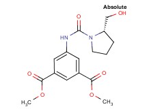 dimethyl 5-({[(2S)-2-(hydroxymethyl)pyrrolidin-1-yl]carbonyl}amino)isophthalate