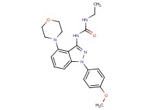 N-ethyl-N'-[1-(4-methoxyphenyl)-4-morpholin-4-yl-1H-indazol-3-yl]urea