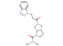 (3aS,6aS)-5-[3-(1H-1,2,3-benzotriazol-1-yl)propanoyl]-N,N-dimethylhexahydropyrrolo[3,4-b]pyrrole-1(2H)-carboxamide