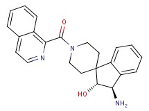 (2R*,3R*)-3-amino-1'-(1-isoquinolinylcarbonyl)-2,3-dihydrospiro[indene-1,4'-piperidin]-2-ol