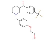 {1-[4-(2-hydroxyethoxy)benzyl]-3-piperidinyl}[4-(trifluoromethyl)phenyl]methanone