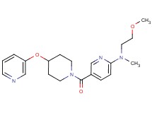 N-(2-methoxyethyl)-N-methyl-5-{[4-(pyridin-3-yloxy)piperidin-1-yl]carbonyl}pyridin-2-amine