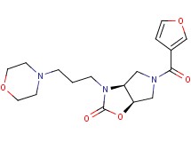 (3aS*,6aR*)-5-(3-furoyl)-3-(3-morpholin-4-ylpropyl)hexahydro-2H-pyrrolo[3,4-d][1,3]oxazol-2-one