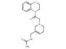 N-({1-[2-(2,3-dihydro-4H-1,4-benzoxazin-4-yl)-2-oxoethyl]-1,2,5,6-tetrahydropyridin-3-yl}methyl)acetamide