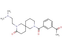 8-(3-acetylbenzoyl)-2-[2-(dimethylamino)ethyl]-2,8-diazaspiro[5.5]undecan-3-one
