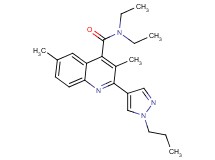 N,N-diethyl-3,6-dimethyl-2-(1-propyl-1H-pyrazol-4-yl)quinoline-4-carboxamide