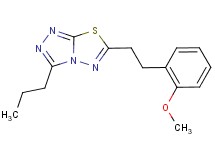 6-[2-(2-methoxyphenyl)ethyl]-3-propyl[1,2,4]triazolo[3,4-b][1,3,4]thiadiazole