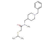 N-[(1-benzyl-4-piperidinyl)methyl]-2-(isopropylthio)-N-methylacetamide