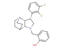 2-{[(3R*,3aR*,7aR*)-3-(2,3-difluorophenyl)hexahydro-4,7-ethanopyrrolo[3,2-b]pyridin-1(2H)-yl]methyl}phenol