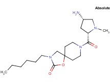 8-[(4S)-4-amino-1-methyl-L-prolyl]-3-hexyl-1-oxa-3,8-diazaspiro[4.5]decan-2-one dihydrochloride