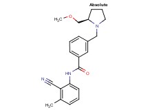 N-(2-cyano-3-methylphenyl)-3-{[(2R)-2-(methoxymethyl)pyrrolidin-1-yl]methyl}benzamide