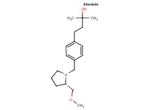 4-(4-{[(2S)-2-(methoxymethyl)-1-pyrrolidinyl]methyl}phenyl)-2-methyl-2-butanol