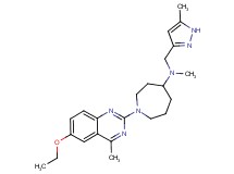 1-(6-ethoxy-4-methyl-2-quinazolinyl)-N-methyl-N-[(5-methyl-1H-pyrazol-3-yl)methyl]-4-azepanamine