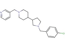 3-({4-[1-(4-chlorobenzyl)-3-pyrrolidinyl]-1-piperidinyl}methyl)pyridine