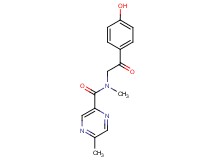 N-[2-(4-hydroxyphenyl)-2-oxoethyl]-N,5-dimethylpyrazine-2-carboxamide
