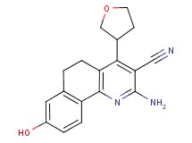 2-amino-8-hydroxy-4-(tetrahydrofuran-3-yl)-5,6-dihydrobenzo[h]quinoline-3-carbonitrile