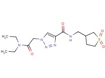 1-[2-(diethylamino)-2-oxoethyl]-N-[(1,1-dioxidotetrahydro-3-thienyl)methyl]-1H-1,2,3-triazole-4-carboxamide