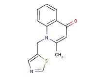 2-methyl-1-(1,3-thiazol-5-ylmethyl)quinolin-4(1H)-one