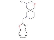 {1-(1-benzofuran-2-ylmethyl)-3-[(dimethylamino)methyl]piperidin-3-yl}methanol