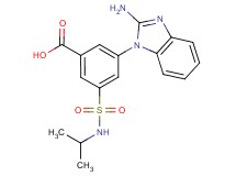3-(2-amino-1H-benzimidazol-1-yl)-5-[(isopropylamino)sulfonyl]benzoic acid