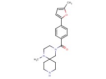 1-methyl-4-[4-(5-methyl-2-furyl)benzoyl]-1,4,9-triazaspiro[5.5]undecane dihydrochloride