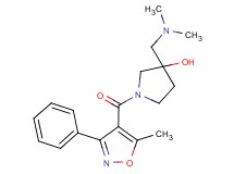 3-[(dimethylamino)methyl]-1-[(5-methyl-3-phenyl-4-isoxazolyl)carbonyl]-3-pyrrolidinol