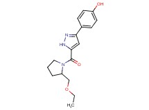 4-(5-{[2-(ethoxymethyl)pyrrolidin-1-yl]carbonyl}-1H-pyrazol-3-yl)phenol