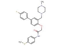 2-({4'-fluoro-3-[(4-methyl-1-piperazinyl)methyl]-4-biphenylyl}oxy)-N-[4-(methylthio)phenyl]acetamide