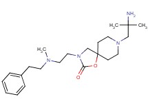 8-(2-amino-2-methylpropyl)-3-{2-[methyl(2-phenylethyl)amino]ethyl}-1-oxa-3,8-diazaspiro[4.5]decan-2-one dihydrochloride