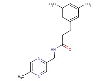 3-(3,5-dimethylphenyl)-N-[(5-methylpyrazin-2-yl)methyl]propanamide