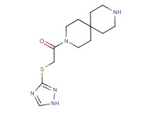 3-[(1H-1,2,4-triazol-3-ylthio)acetyl]-3,9-diazaspiro[5.5]undecane hydrochloride
