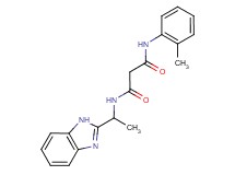 N-[1-(1H-benzimidazol-2-yl)ethyl]-N'-(2-methylphenyl)malonamide
