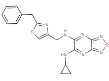 N-[(2-benzyl-1,3-thiazol-4-yl)methyl]-N'-cyclopropyl[1,2,5]oxadiazolo[3,4-b]pyrazine-5,6-diamine