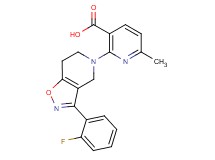 2-[3-(2-fluorophenyl)-6,7-dihydroisoxazolo[4,5-c]pyridin-5(4H)-yl]-6-methylnicotinic acid
