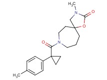 3-methyl-8-{[1-(4-methylphenyl)cyclopropyl]carbonyl}-1-oxa-3,8-diazaspiro[4.6]undecan-2-one