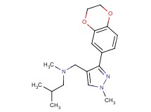 N-{[3-(2,3-dihydro-1,4-benzodioxin-6-yl)-1-methyl-1H-pyrazol-4-yl]methyl}-N,2-dimethyl-1-propanamine