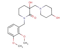 1-(2,3-dimethoxybenzyl)-3-hydroxy-3-[(4-hydroxypiperidin-1-yl)methyl]piperidin-2-one