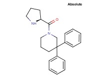 3,3-diphenyl-1-L-prolylpiperidine hydrochloride