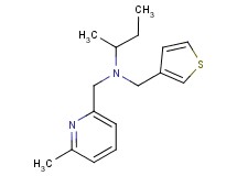 N-[(6-methylpyridin-2-yl)methyl]-N-(3-thienylmethyl)butan-2-amine