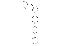 4-(4-isobutyl-1H-1,2,3-triazol-1-yl)-1'-phenyl-1,4'-bipiperidine