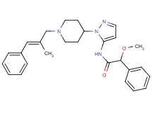 2-methoxy-N-(1-{1-[(2E)-2-methyl-3-phenyl-2-propen-1-yl]-4-piperidinyl}-1H-pyrazol-5-yl)-2-phenylacetamide