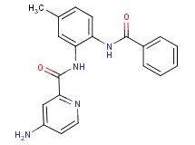4-amino-N-[2-(benzoylamino)-5-methylphenyl]pyridine-2-carboxamide